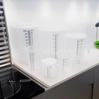 Taza para Medir de Polipropileno Transparente con Medidas de 1000 Mililitros MASTER CHEF L2010 2