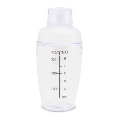 Coctelera de Policarbonato Transparente de 350 Mililitros MASTER CHEF B1003
