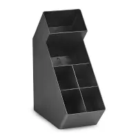 Organizador para Ingredientes de Plastico de Color Negro de 6 Compartimientos MASTER CHEF B4006