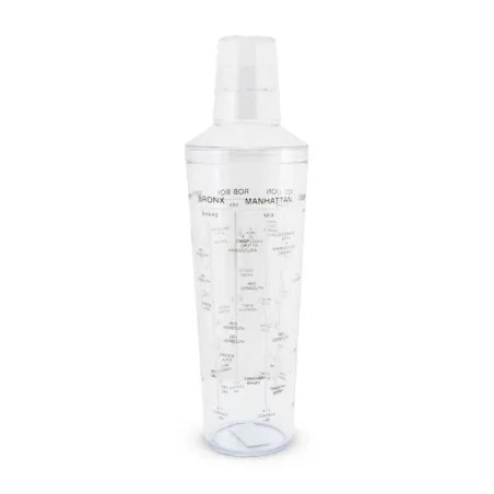 Coctelera Boston de Policarbonato Transparente de 3 Fases de 700 Mililitros MASTER CHEF BX0700