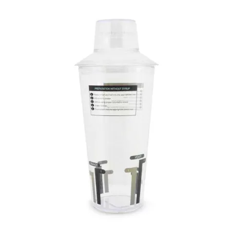 Coctelera Starbuck de Policarbonato Transparente de 709 Mililitros MASTER CHEF SBSHK