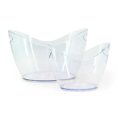 Hielera Transparente de Poliestireno de 8 Litros MASTER CHEF YB008