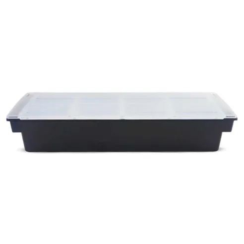 Porta Condimentos de Plastico de 4 Compartimientos de Color Negro MASTER CHEF CH3004