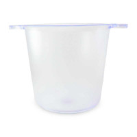 Hielera Grande con Manija de Poliestireno Transparente de 10 Litros MASTER CHEF IB02T