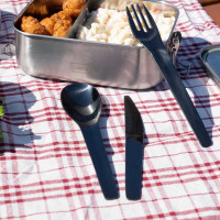 Cuberteria de Acero Inoxidable Negro, Set de 3 Unidades LURCH 00240875 2
