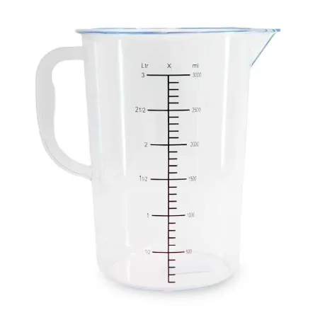 Taza para Medir de Policarbonato Transparente de 5000 Mililitros MASTER CHEF PC3030