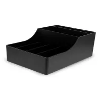 Organizador para Ingredientes de Polipropileno de Color Negro de Compartimientos MASTER CHEF B4005