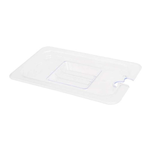 Tapa para Bandeja con Hueco Transparente de Policarbonato de 1/4 Pulgadas MASTER CHEF LN004