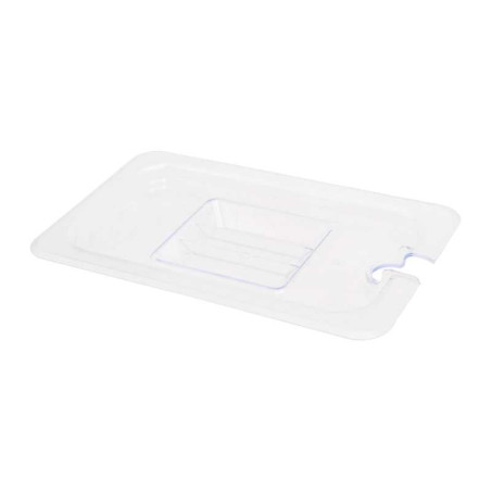 Tapa para Bandeja con Hueco Transparente de Policarbonato de 1/4 Pulgadas MASTER CHEF LN004
