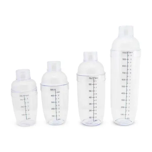 Coctelera de Policarbonato Transparente de 500 Mililitros MASTER CHEF B1005
