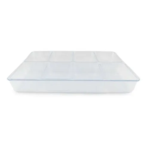 Contenedor para Ingredientes de Plastico Transparente con 8 Divisiones MASTER CHEF TW008