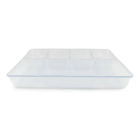 Contenedor para Ingredientes de Plastico Transparente con 8 Divisiones MASTER CHEF TW008