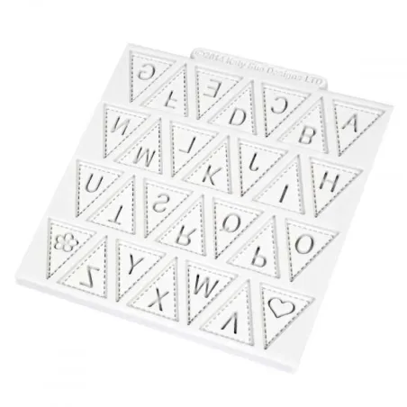 Molde de Silicon para Fondant Diseno del Abecedario de 11.5 x 6.5 Centimetros MASTER CHEF 0760287