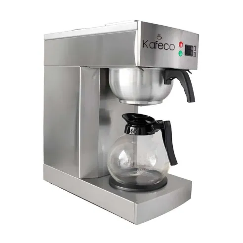Estacion de Cafe de 2 Calentadores y 2 Jarras de Vidrio Total de 12 Tazas de 110V KAFECO CM2