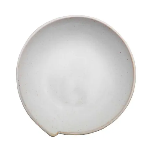 Plato de Sopa de Ceramica de 14 Centimetros de Color Cafe RUSTIC 20757-W