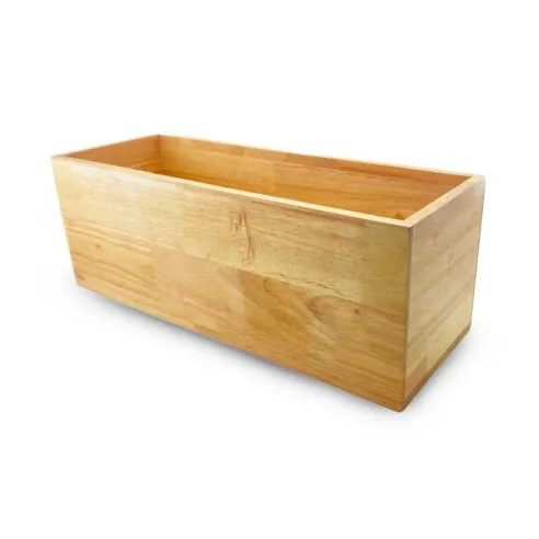 Base Exhibidora de Madera Rectangular de 50 x 18 x 28 Centimetros MASTER CHEF 6100-3