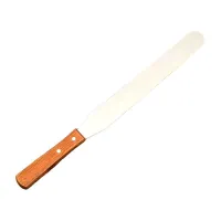 Espatula Recta con Mango de Madera de 8 Pulgadas MASTER CHEF 0761075