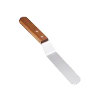 Espatula Curva con Mango de Madera de 4 Pulgadas MASTER CHEF 0761076