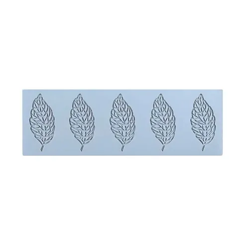 Molde de Silicon de Textura de Hojas con 5 Cavidades MASTER CHEF 0761129