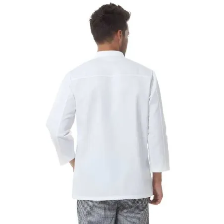 Gabacha de Manga Larga de Color Blanco Talla L CHECKEDOUT M1280200A-L