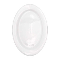 Plato de Ceramica Ovalado Coupe de 40 x 27 x 3 Centimetros BELLARTE LDK-G352