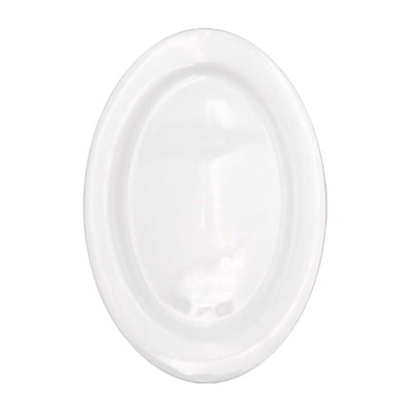 Plato de Ceramica Ovalado Coupe de 40 x 27 x 3 Centimetros BELLARTE LDK-G352