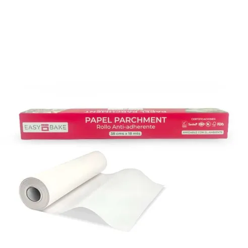 Papel Parchment de 38 x 18 Centimetros de Color Blanco EASY BAKE 9894252