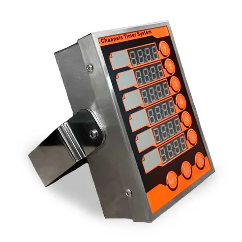 Timer de 6 Alarmas de Acero Inoxidable 110V-60HZ QUANTUM PRO VTS-6