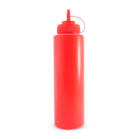 Botella para Salsas de Plastico de 32 Onzas Rojo MASTER CHEF BS32SR