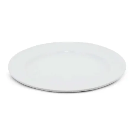 Plato Redondo de Porcelana Borde Ancho de 12 Pulgadas Blanco CATER MAX 856