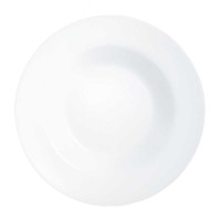 Plato de Vidrio Redondo Evolutions de 28.5 Centimetros de Color Blanco ARCOROC L2805