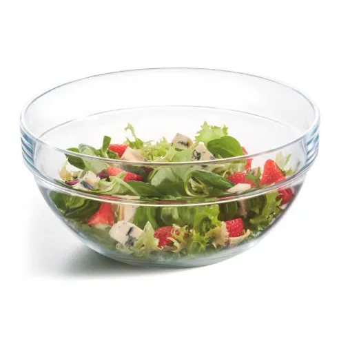 Bowl de Vidrio Redondo Empilable de 20 Centimetros ARCOROC V4042