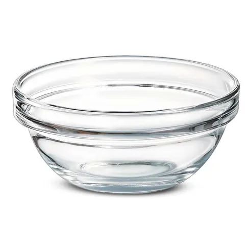Bowl de Vidrio Redondo Empilable de 7 Centimetros ARCOROC 10018