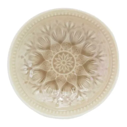 Bowl Redondo de Ceramica 17.5 x 5.5 Centimetros Beige BELLARTE LDX-W00107