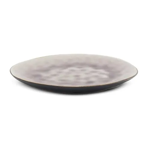 Plato Ovalado de Ceramica 20 x 16.5 Centimetros Negro BELLARTE LDX-P00155
