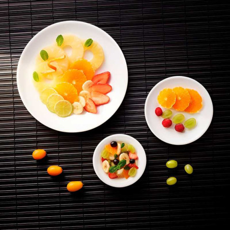 Bowl de Vidrio Redondo para Restaurante de 12 Centimetros de Color Blanco ARCOROC 43319