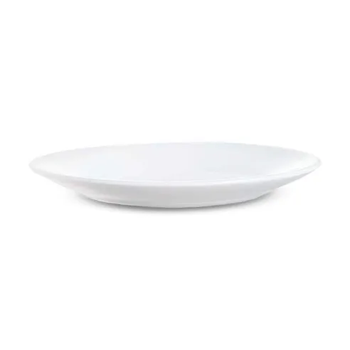 Plato de Vidrio Redondo Coupe para Restaurante de 15.3 Centimetros de Color Blanco ARCOROC 22506