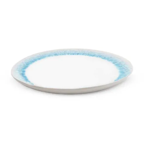 Plato Redondo de Ceramica 20.5 Centimetros Blanco BELLARTE LDX-P00289