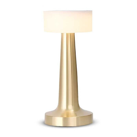 Lampara Tactil para Mesa con Brillo de 3 Niveles de 21 x 9 Centimetros de Color Dorado MASTER CHEF LCDT-04G