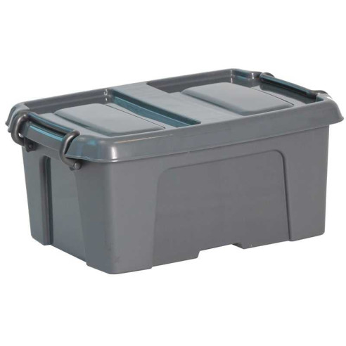 Caja para Almacenamiento de Multiusos Gris de 12 Litros STRATA XW250-GREY/GREY-EX