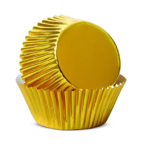 Capsula para Cupcakes Metalizada de Color Dorado de 5 Centimetros MASTER CHEF 0761070