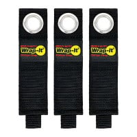 Correa para Almacenamiento Resistente de 10 Pulgadas de Color Negro, Set de 3 Unidades WRAP-IT 103-20BX