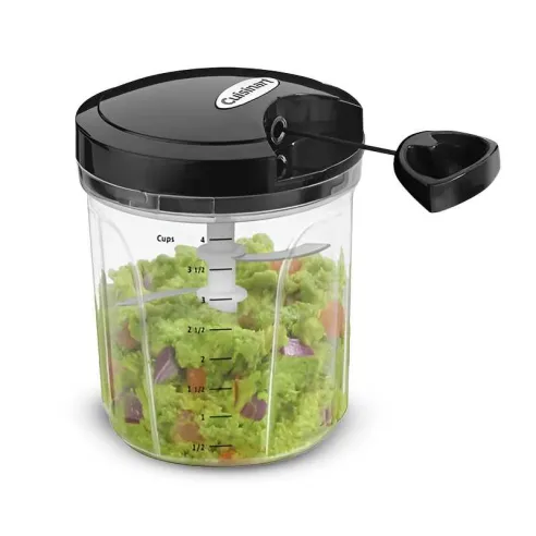 Procesador Manual para Alimentos de Plastico Tapa Negra CUISINART CTG-00-PCH4