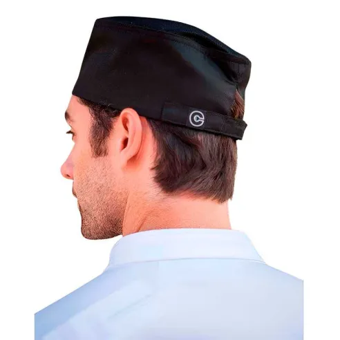 Gorro de Chef de Color Negro CHECKEDOUT CU405S0100A-M
