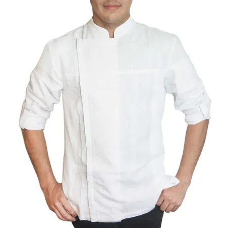 Gabacha para Chef Cool Vent de Color Blanco Talla L CHECKEDOUT CU1128C0200AC-L