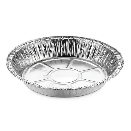Molde para Pie de Aluminio Desechable con Tapa de 9 Pulgadas, Paquete 125 Unidades TIPS D-217-01