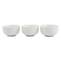 Bowl Salsero Redondo de Ceramica Liso de 7.5 Centimetros, Set de 3 Unidades TIPS HSC-003