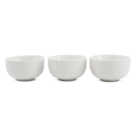 Bowl Salsero Redondo de Ceramica Liso de 7.5 Centimetros, Set de 3 Unidades TIPS HSC-003