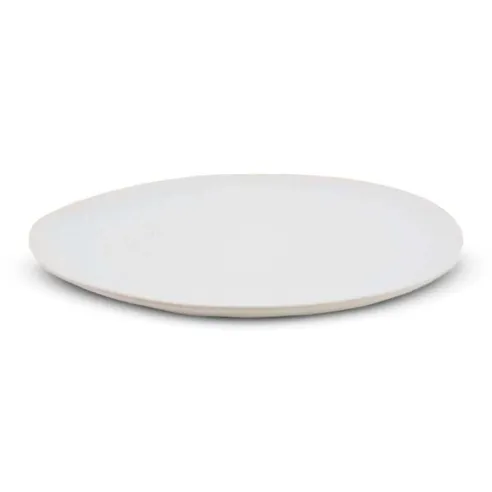 Plato Ovalado de Ceramica  21.5 x 18 Centimetros Blanco BELLARTE LDX-P00654