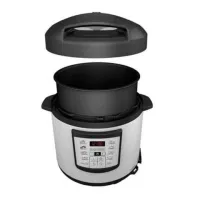 Olla de Presion Electrica de 6 Litros de Color Plateado BLACK & DECKER PR100SD 2